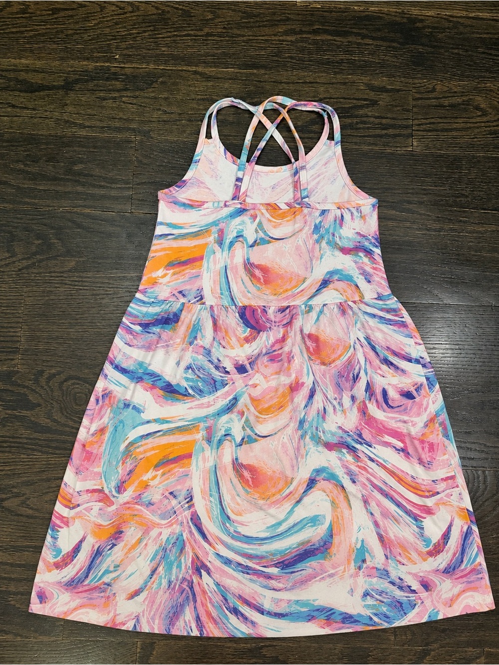 The Children’s Place Girls' Pink Multi-Color Strappy Sundress - Picture 2 of 2